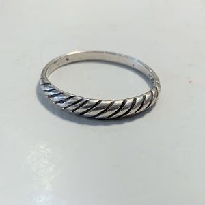 Great Sterling Silver Stacking Ring size 6